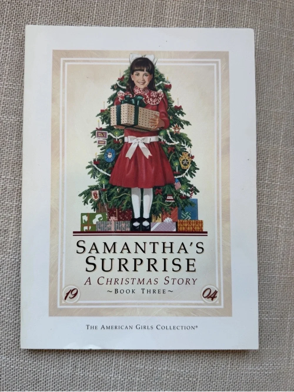 American Girl Samantha Doll & Outfit Bundle - 2 Dresses, Shoes, Books, Tights